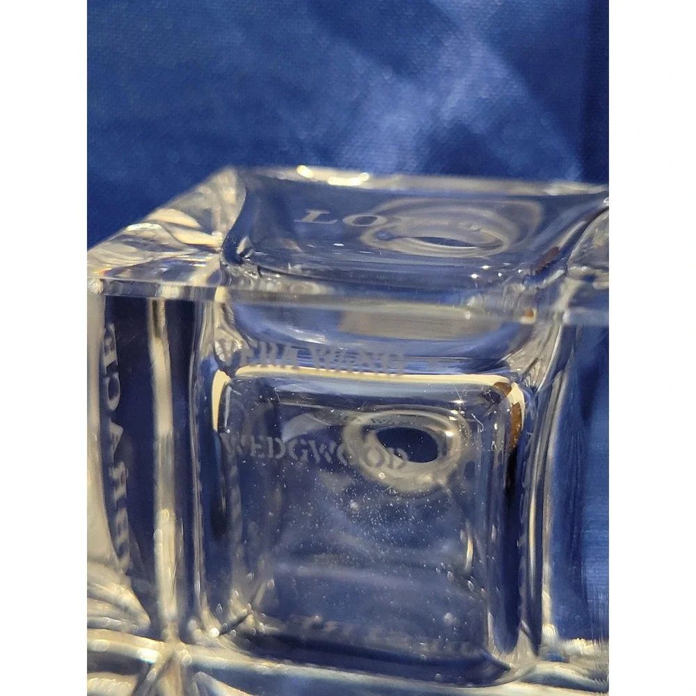 Vera Wang for Wedgwood Lyric Perfume Bottle Glass Crystal
